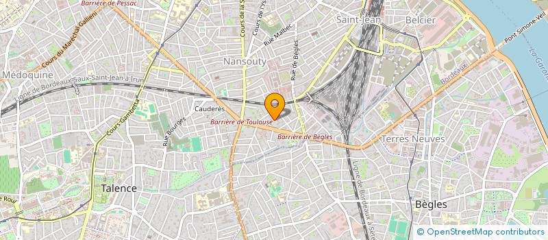 localisation de l'entreprise MADAME LETICIA DJALO SEIDI  BORDEAUX