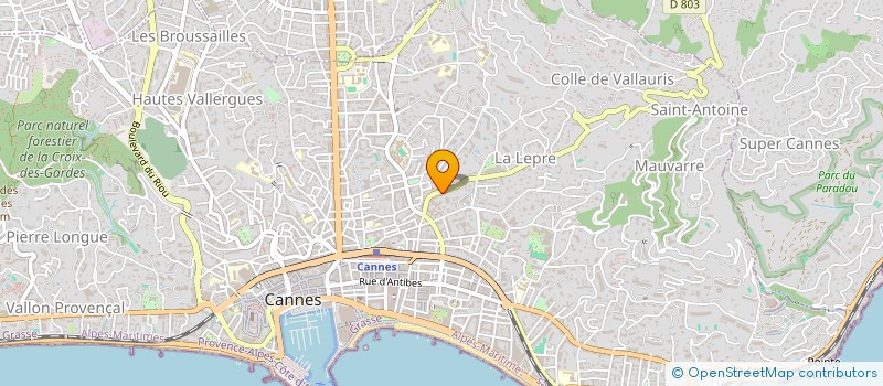 localisation de l'entreprise MADAME LETICIA GINER  CANNES