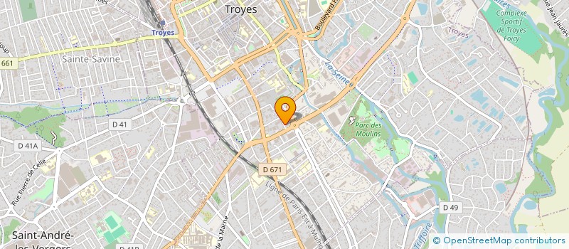 localisation de l'entreprise MADAME LETICIA GUIDIDJAGO à TROYES