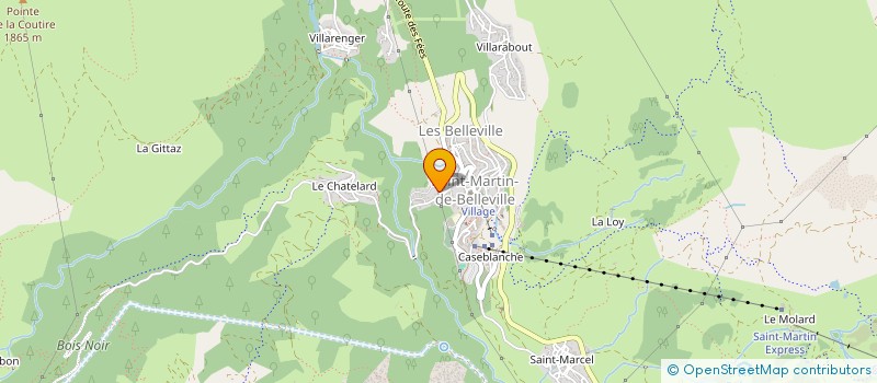 localisation de l'entreprise MADAME LETICIA JAY  LES BELLEVILLE