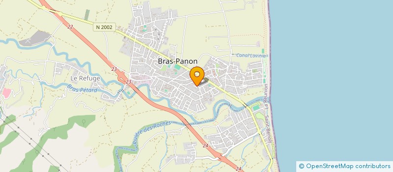 localisation de l'entreprise MADAME LETICIA MARIE-ROSE DECAUX  BRAS-PANON