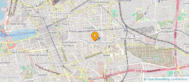 localisation de l'entreprise MADAME LETICIA MARTINEZ PEREZ à MARSEILLE