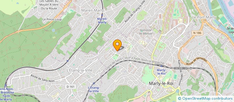 localisation de l'entreprise MADAME LETICIA NYTCHOU  MARLY-LE-ROI