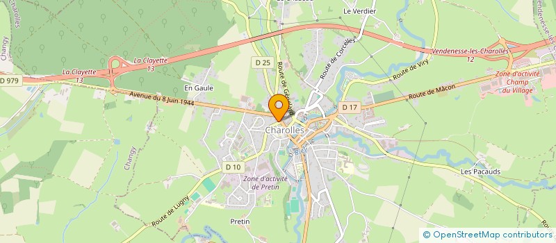 localisation de l'entreprise MADAME LETICIA RODRIGUES  CHAROLLES