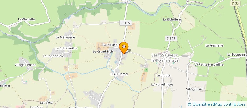 localisation de l'entreprise MADAME LETISSIA MELCHILSEN  SAINT-JEAN-DES-CHAMPS