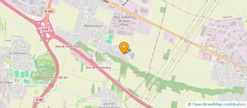 localisation de l'entreprise MADAME LETITIA COFFRE  SAINT-PRIEST