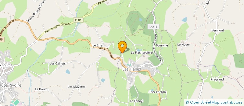 localisation de l'entreprise MADAME LETITIA LAURENT  SAINT-GENIS-L'ARGENTIERE