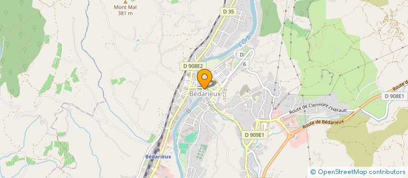 localisation de l'entreprise MADAME LETITIA LEVERE  FAUGERES