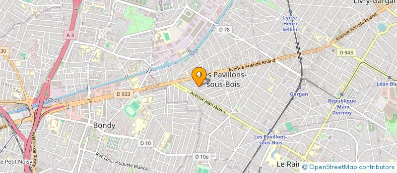 localisation de l'entreprise MADAME LETITIA NAHUM à LES PAVILLONS-SOUS-BOIS
