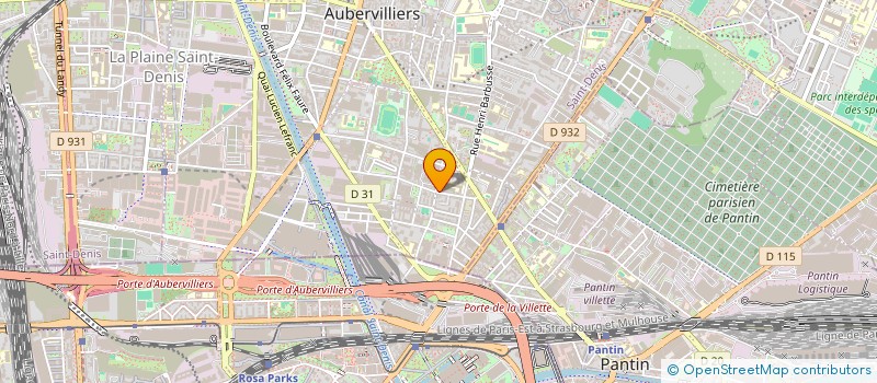 localisation de l'entreprise MADAME LETITIA STANCIU  AUBERVILLIERS