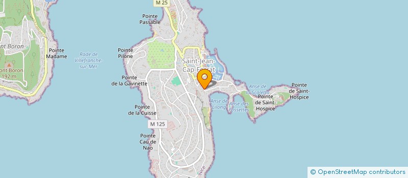 localisation de l'entreprise MADAME LETIZIA CLARETTI  SAINT-JEAN-CAP-FERRAT