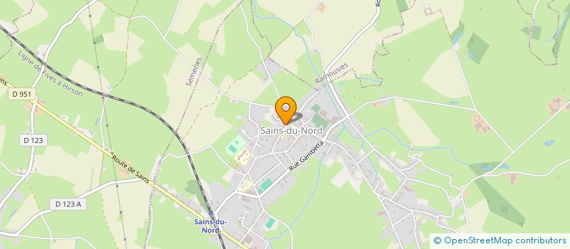 localisation de l'entreprise MADAME LETIZIA EFSTATHIOU  SAINS-DU-NORD