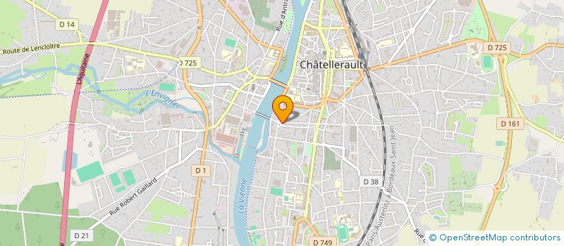 localisation de l'entreprise MADAME LETIZIA MORETEAU  CHATELLERAULT