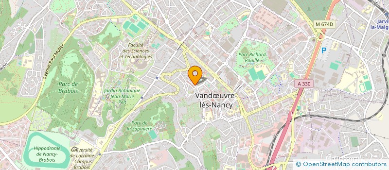 localisation de l'entreprise MADAME LETIZIA SCAGLIANI à VANDŒUVRE-LES-NANCY