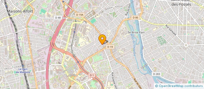 localisation de l'entreprise MADAME LEVA DJONEIDI DJAFARI  CRETEIL