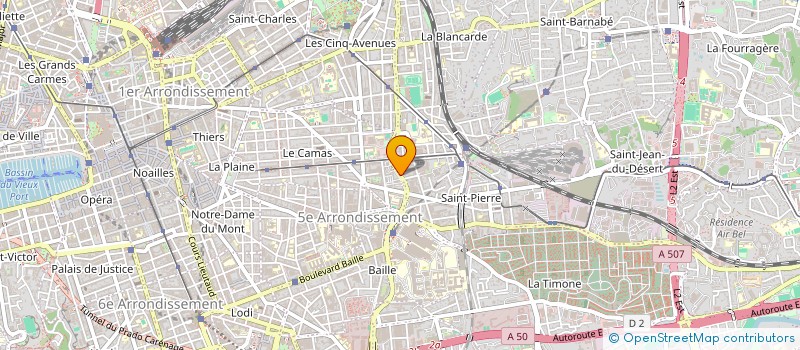 localisation de l'entreprise MADAME LEVANA MANSON à MARSEILLE