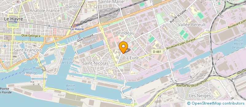 localisation de l'entreprise MADAME LEVILLAIN CTS à LE HAVRE