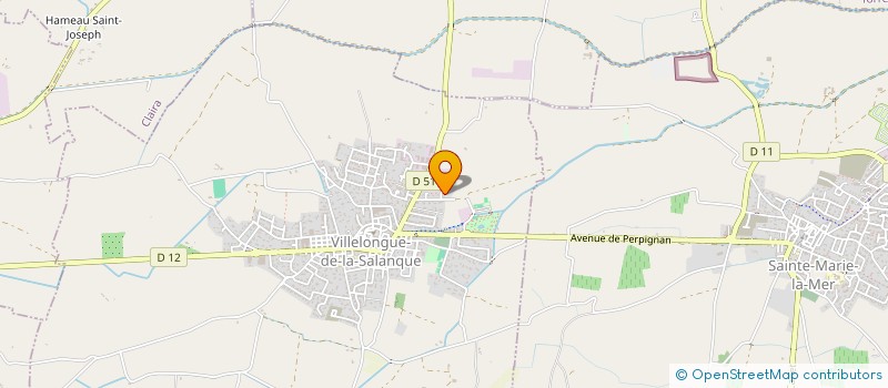 localisation de l'entreprise MADAME LEXANE LAMANT  VILLELONGUE-DE-LA-SALANQUE