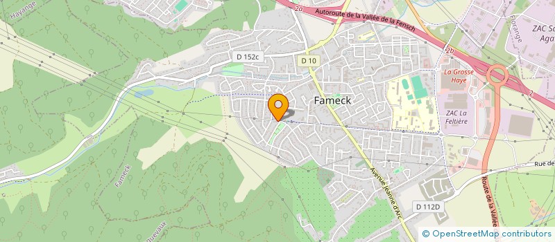 localisation de l'entreprise MADAME LEYANA HAMIDI  FAMECK