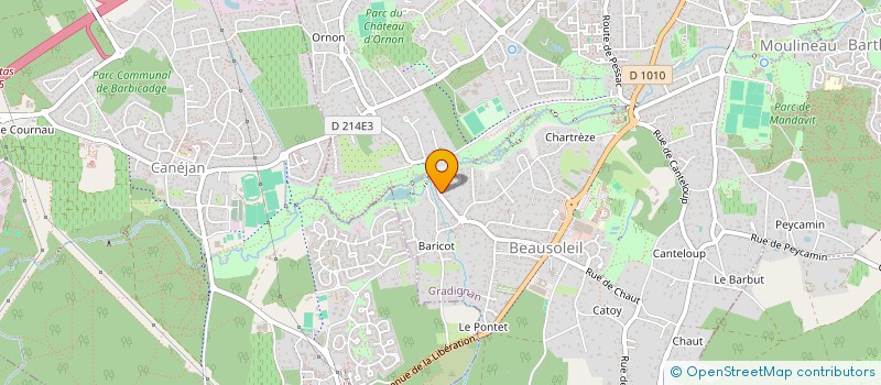 localisation de l'entreprise MADAME LEYLA BENFAID  GRADIGNAN