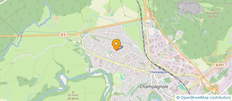 localisation de l'entreprise MADAME LEYLA CALISKAN  CHAMPAGNOLE