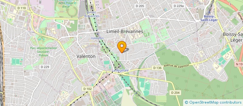 localisation de l'entreprise MADAME LEYLA GULER  LIMEIL-BREVANNES