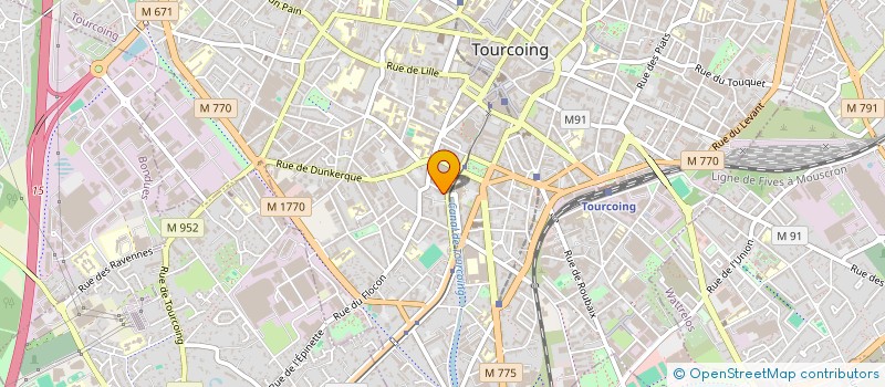 localisation de l'entreprise MADAME LEYLA HOUAMRIA  TOURCOING