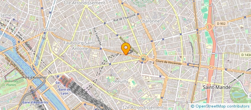 localisation de l'entreprise MADAME LEYLA JAFAROVA  PARIS 12