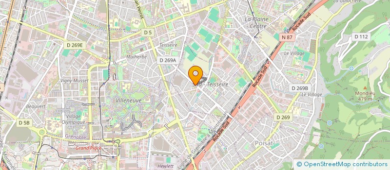 localisation de l'entreprise MADAME LEYLA KARATAS  SAINT-MARTIN-D'HERES