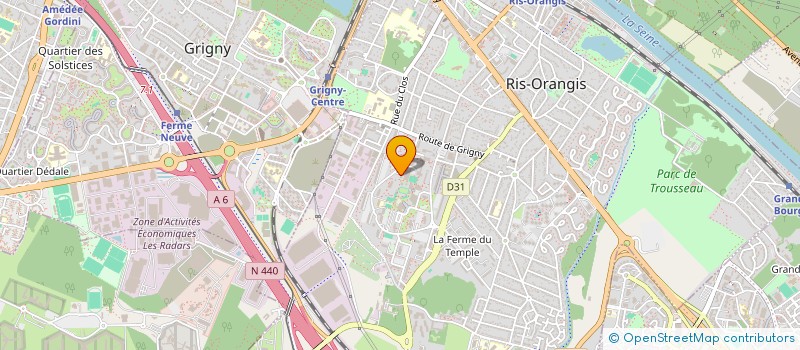 localisation de l'entreprise MADAME LEYLA KIRBACI  RIS-ORANGIS