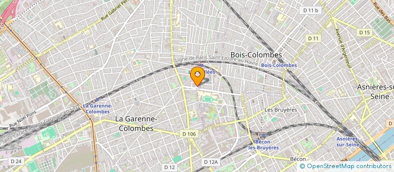 localisation de l'entreprise MADAME LEYLA NASSRALLAH à LA GARENNE COLOMBES