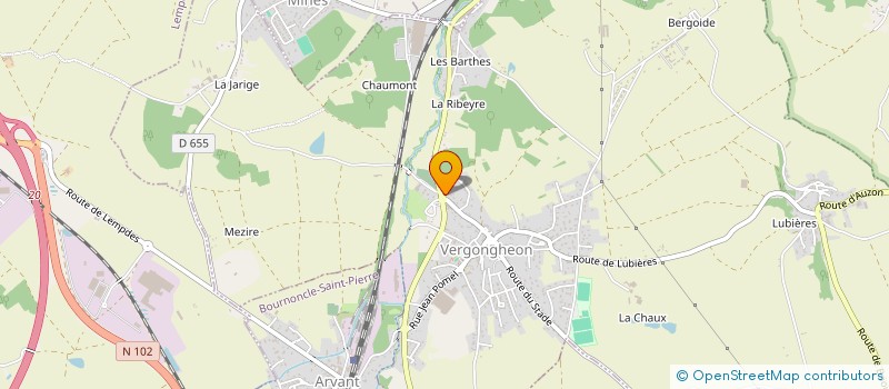 localisation de l'entreprise MADAME LEYLA SADULLAH  VERGONGHEON