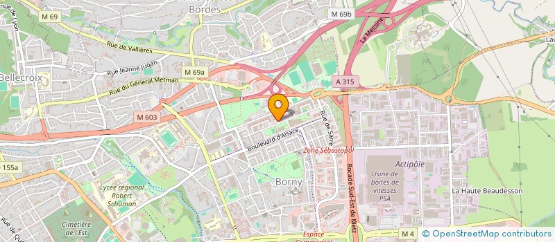 localisation de l'entreprise MADAME LEYLA TOPCU  METZ