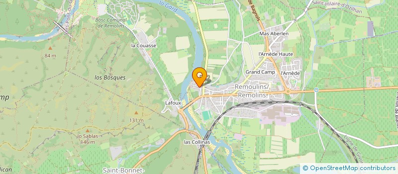 localisation de l'entreprise MADAME LEYLIA MARCHETTI  REMOULINS