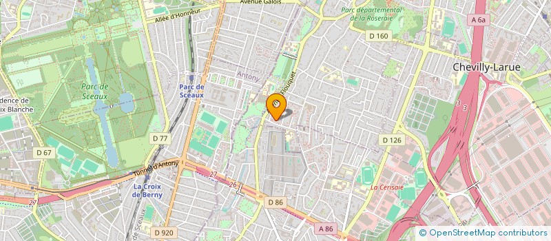 localisation de l'entreprise MADAME LEZAV MAWOUSSI  L'HAY-LES-ROSES