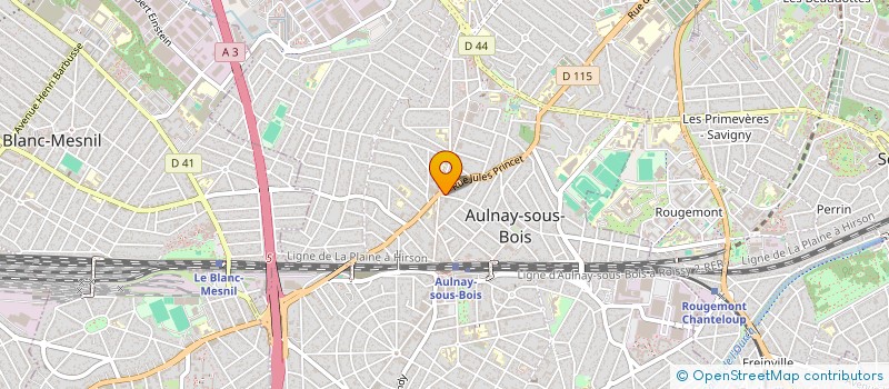 localisation de l'entreprise MADAME LEZY PAULA DOS SANTOS AMARANTE BARBOSA à AULNAY-SOUS-BOIS