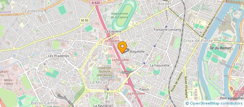 localisation de l'entreprise MADAME LHOUCEIN AGHAZAF  TOULOUSE