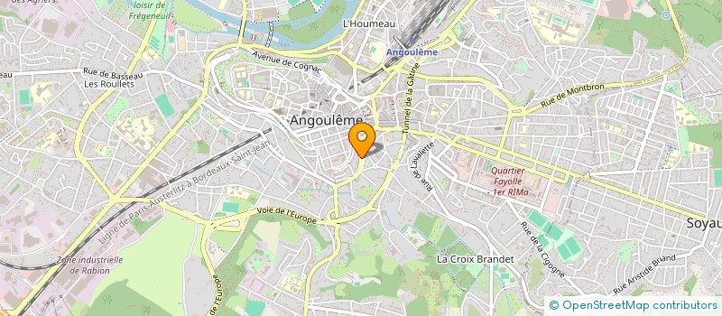 localisation de l'entreprise MADAME LI-HAN BARNIER BOUREGAYA à ANGOULEME