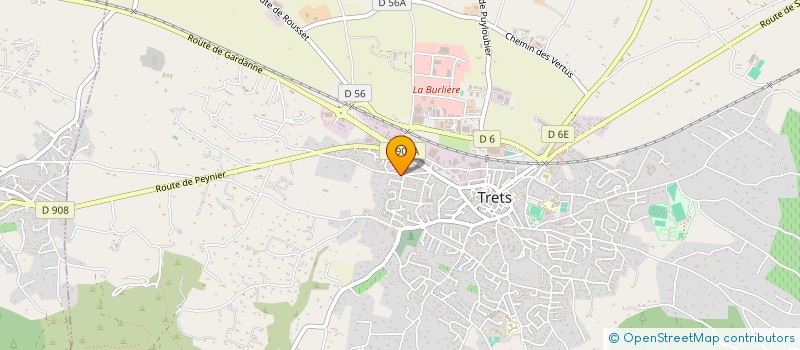 localisation de l'entreprise MADAME LI HUA LUU à TRETS