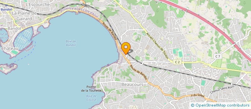 localisation de l'entreprise MADAME LI-IFE BATCHO  SANARY SUR MER