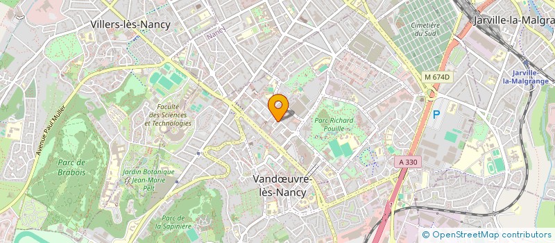 localisation de l'entreprise MADAME LI WANG  VANDUVRE-LES-NANCY