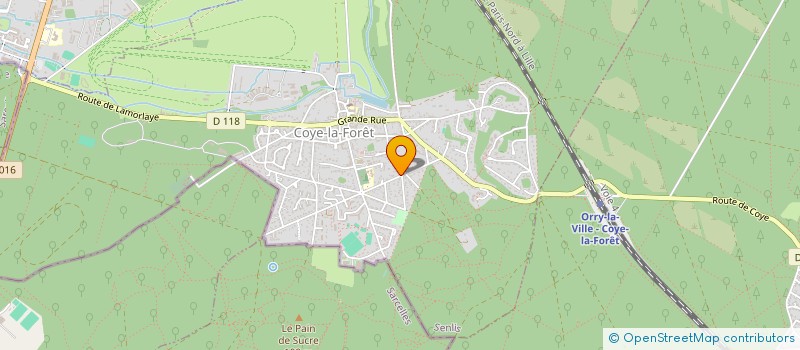 localisation de l'entreprise MADAME LI YANG  COYE-LA-FORET