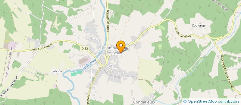 localisation de l'entreprise MADAME LIA BERNARD  CHAMPAGNAC-DE-BELAIR