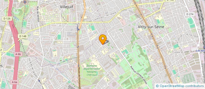 localisation de l'entreprise MADAME LIA BOURGEAULT à VITRY-SUR-SEINE