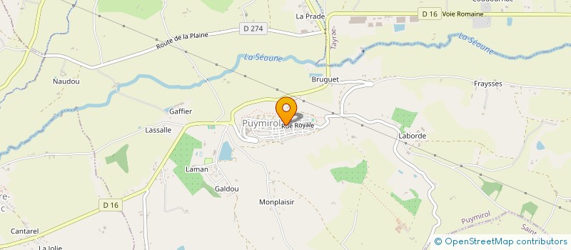 localisation de l'entreprise MADAME LIA CHAMBOULEYRON  PUYMIROL