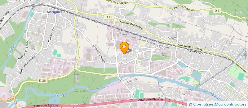 localisation de l'entreprise MADAME LIA DA SILVA FABIAO  THYEZ