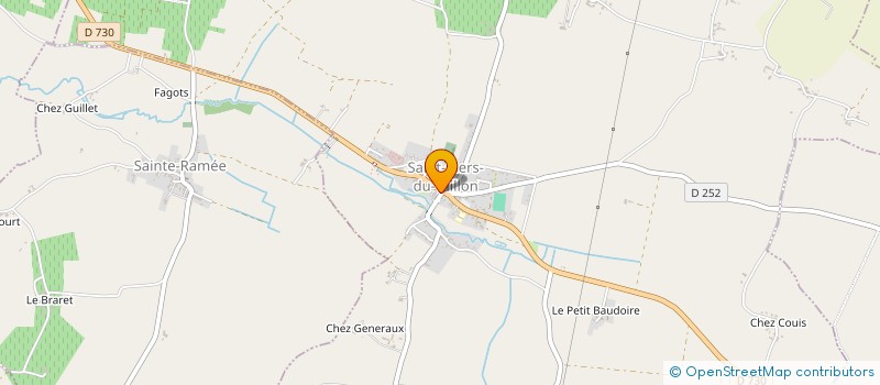 localisation de l'entreprise MADAME LIA GURGAND  SAINT-CIERS-DU-TAILLON