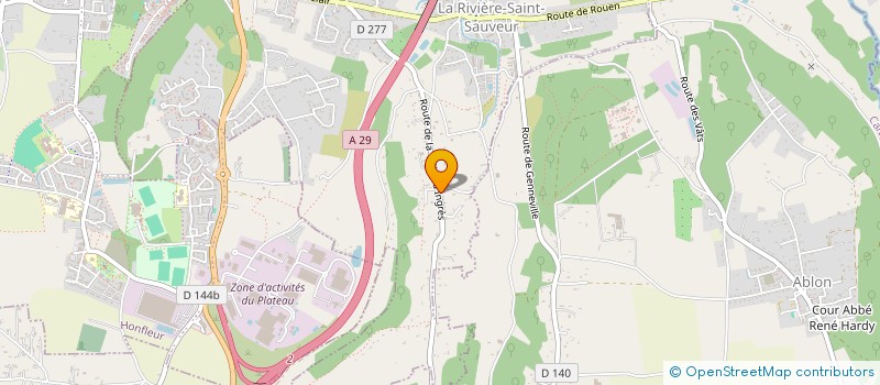 localisation de l'entreprise MADAME LIA LE GOADEC  LA RIVIERE-SAINT-SAUVEUR