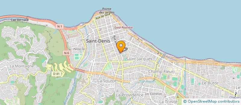 localisation de l'entreprise MADAME LIA LIA DE LAVERGNE  SAINT-DENIS