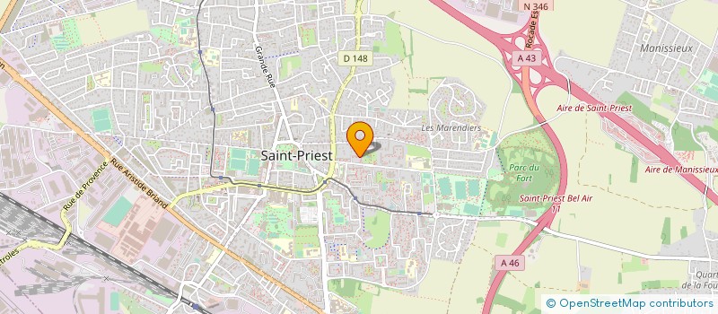 localisation de l'entreprise MADAME LIA OSADTA  SAINT-PRIEST